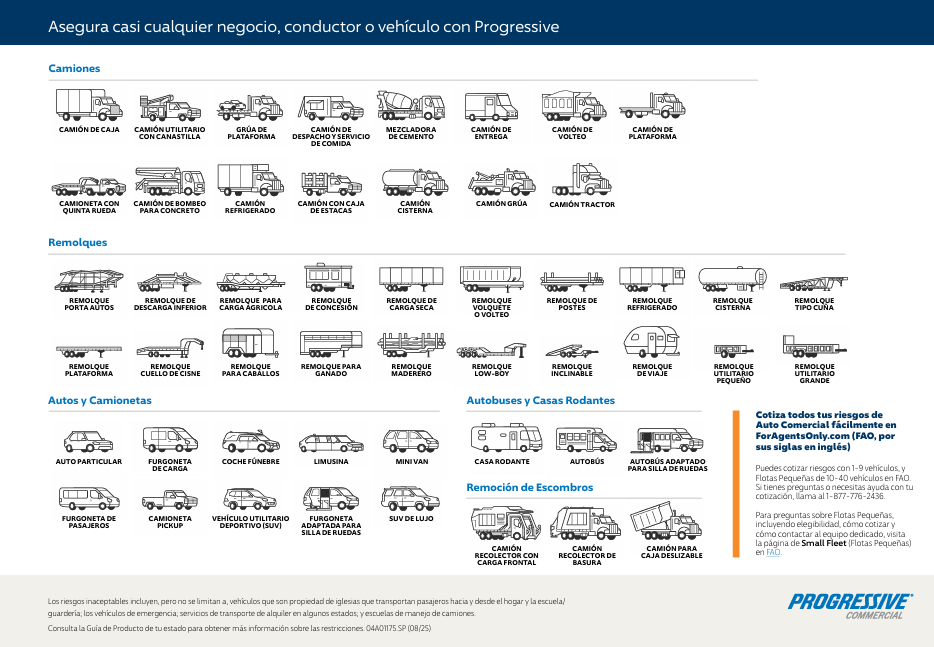 Asegura casi todo con Progressive